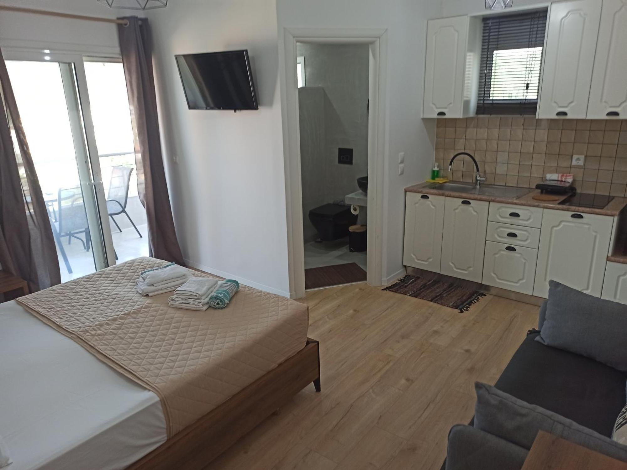 Bourbos Summer Rooms Himare Quarto foto